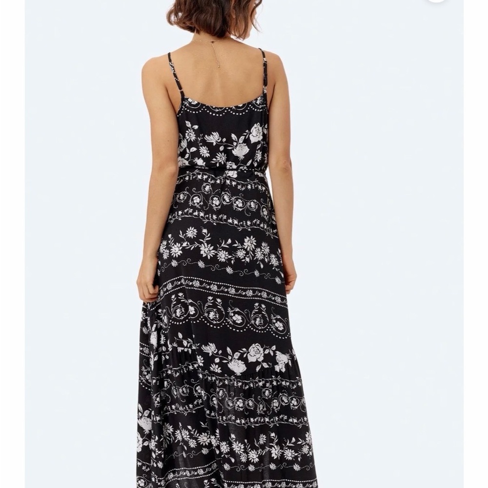 Lovestitch Black and White Floral Maxi Dress - Picture 2 of 6